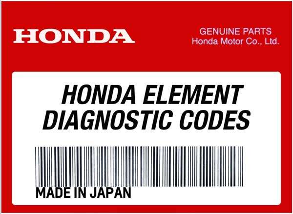 Honda Element Diagnostic Code Meanings OBD2