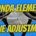 how to perform honda element valve adjustment